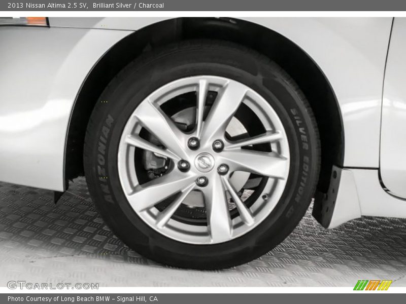 Brilliant Silver / Charcoal 2013 Nissan Altima 2.5 SV
