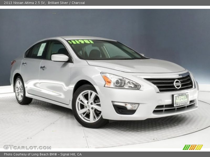 Brilliant Silver / Charcoal 2013 Nissan Altima 2.5 SV