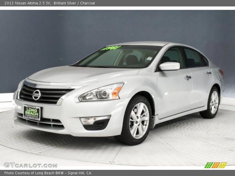 Brilliant Silver / Charcoal 2013 Nissan Altima 2.5 SV