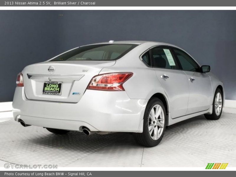 Brilliant Silver / Charcoal 2013 Nissan Altima 2.5 SV
