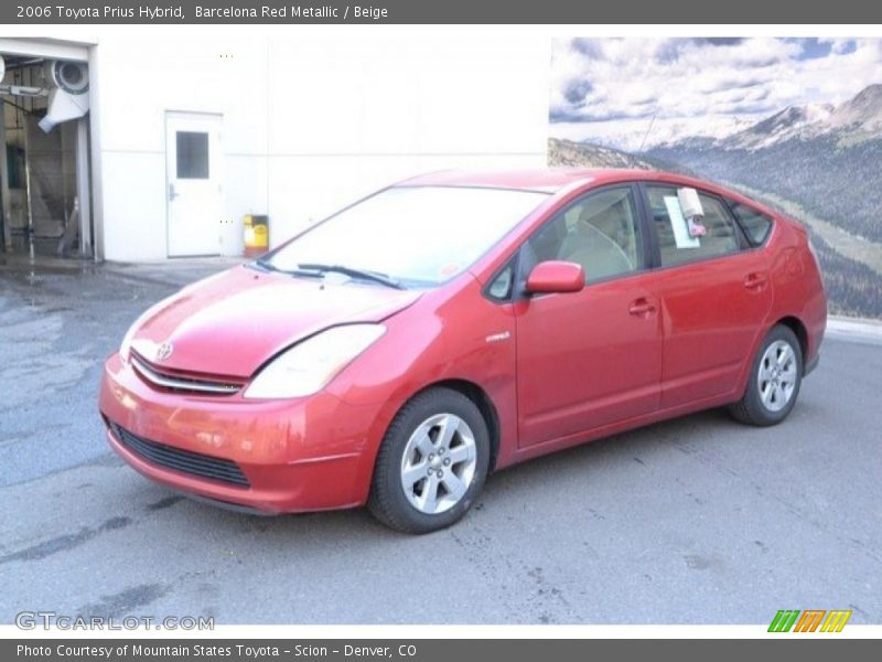 Barcelona Red Metallic / Beige 2006 Toyota Prius Hybrid