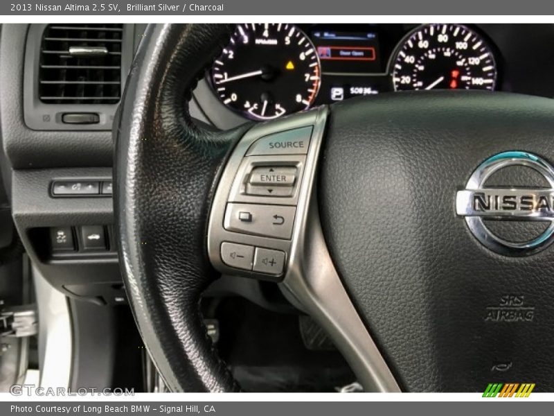 Brilliant Silver / Charcoal 2013 Nissan Altima 2.5 SV