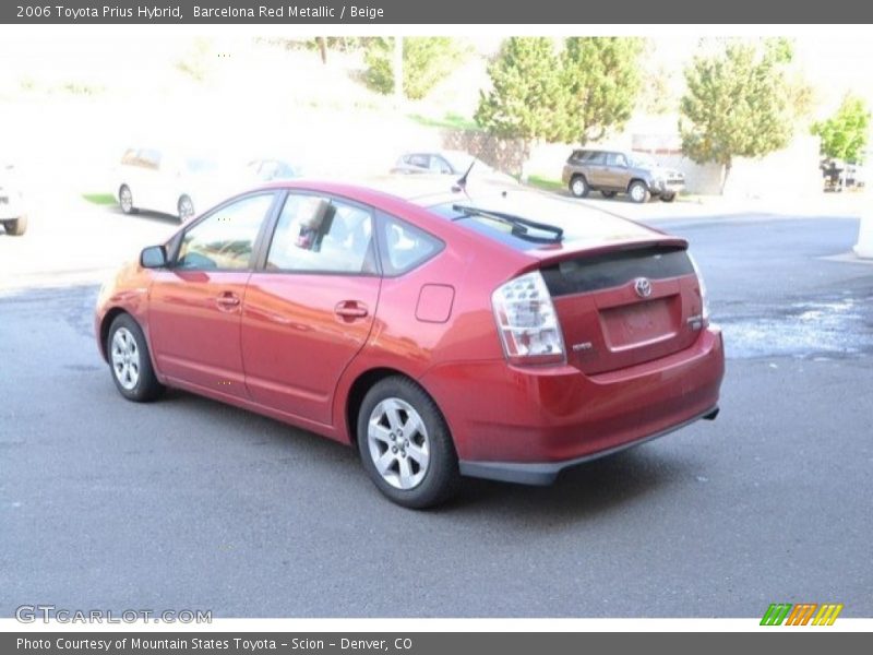 Barcelona Red Metallic / Beige 2006 Toyota Prius Hybrid