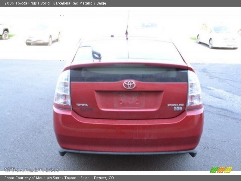 Barcelona Red Metallic / Beige 2006 Toyota Prius Hybrid