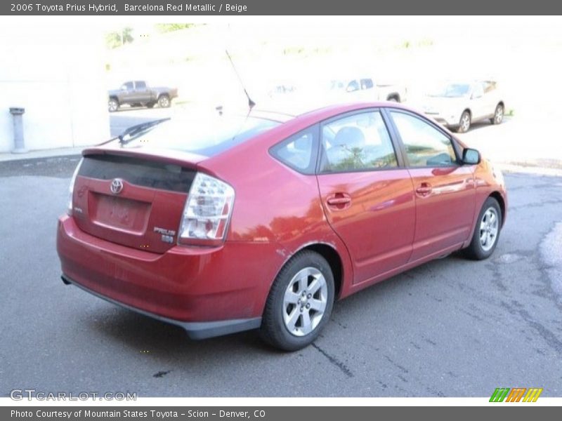 Barcelona Red Metallic / Beige 2006 Toyota Prius Hybrid