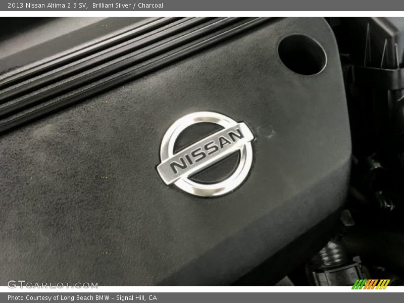 Brilliant Silver / Charcoal 2013 Nissan Altima 2.5 SV