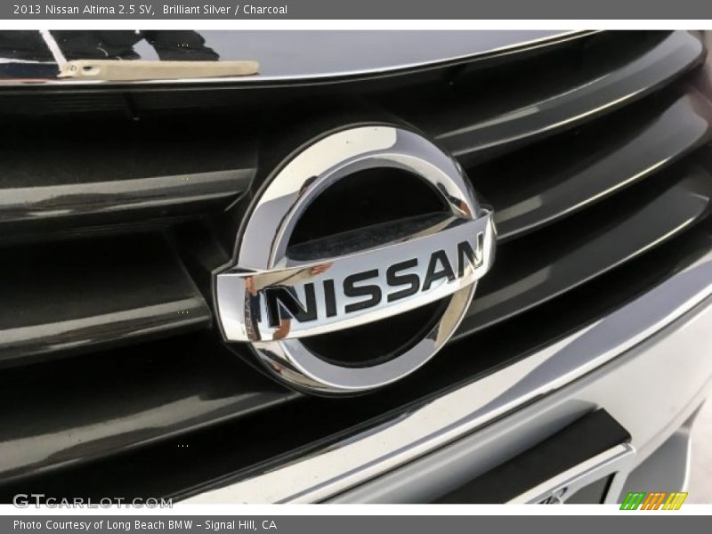 Brilliant Silver / Charcoal 2013 Nissan Altima 2.5 SV