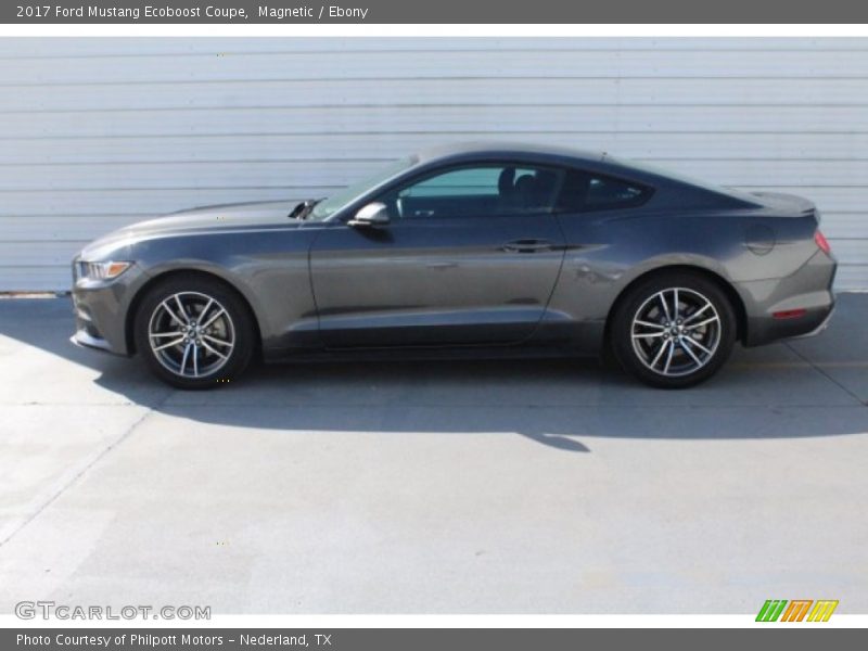 Magnetic / Ebony 2017 Ford Mustang Ecoboost Coupe