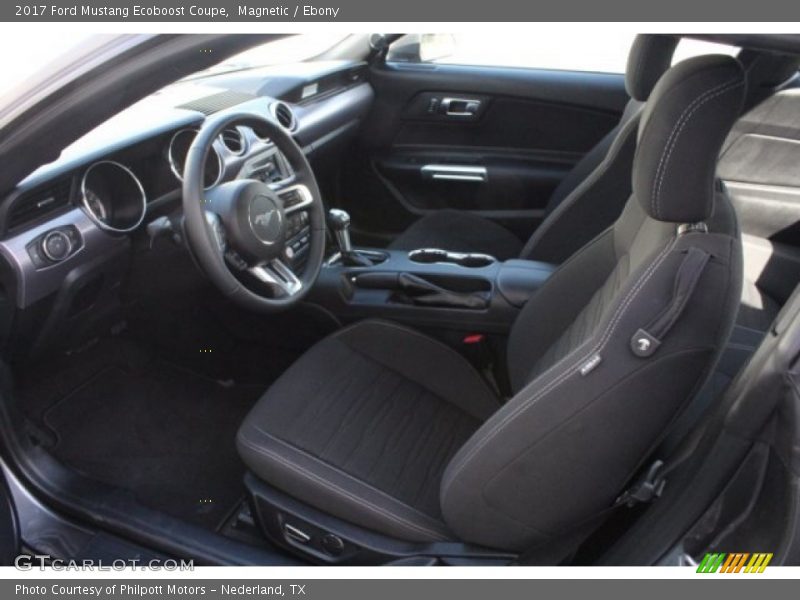 Magnetic / Ebony 2017 Ford Mustang Ecoboost Coupe