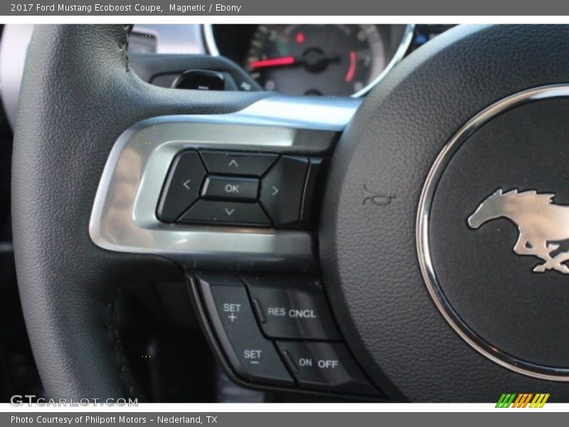 Magnetic / Ebony 2017 Ford Mustang Ecoboost Coupe