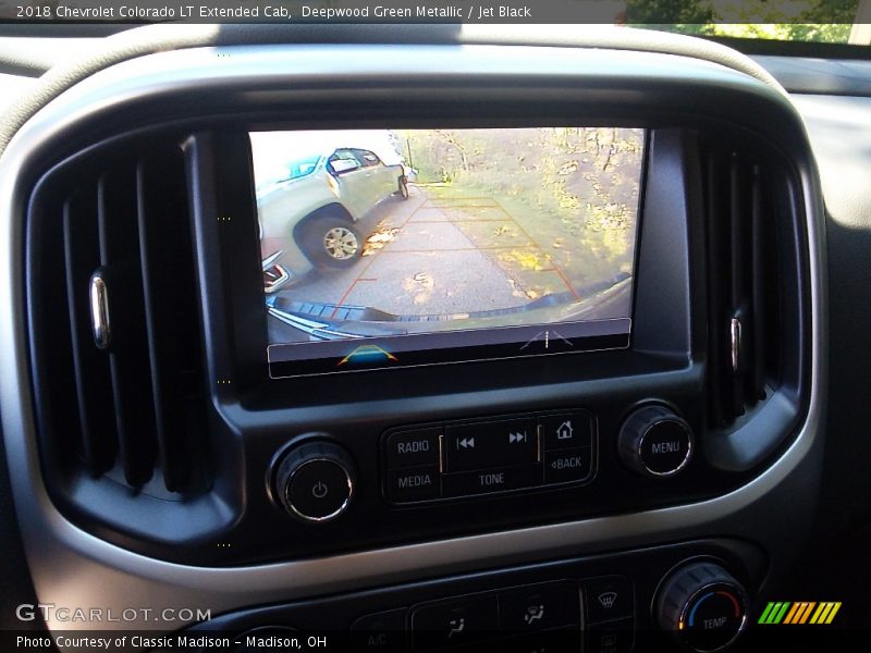 Deepwood Green Metallic / Jet Black 2018 Chevrolet Colorado LT Extended Cab