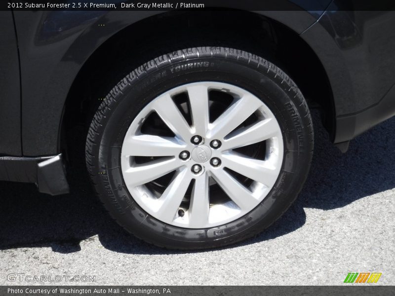 Dark Gray Metallic / Platinum 2012 Subaru Forester 2.5 X Premium