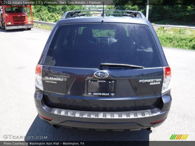Dark Gray Metallic / Platinum 2012 Subaru Forester 2.5 X Premium