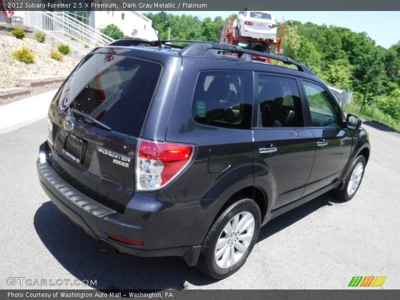 Dark Gray Metallic / Platinum 2012 Subaru Forester 2.5 X Premium