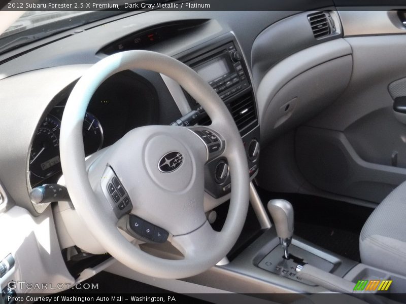 Dark Gray Metallic / Platinum 2012 Subaru Forester 2.5 X Premium
