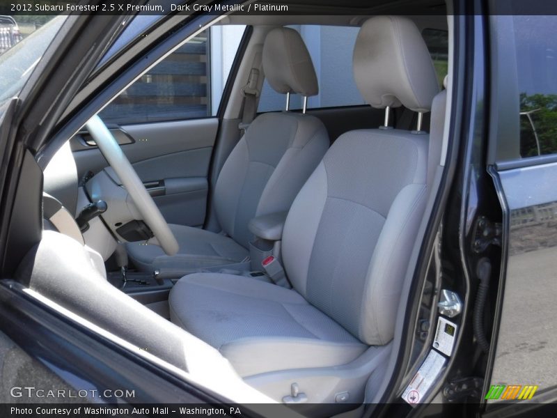 Dark Gray Metallic / Platinum 2012 Subaru Forester 2.5 X Premium