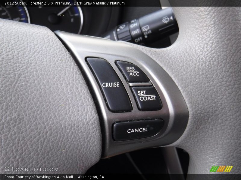 Dark Gray Metallic / Platinum 2012 Subaru Forester 2.5 X Premium