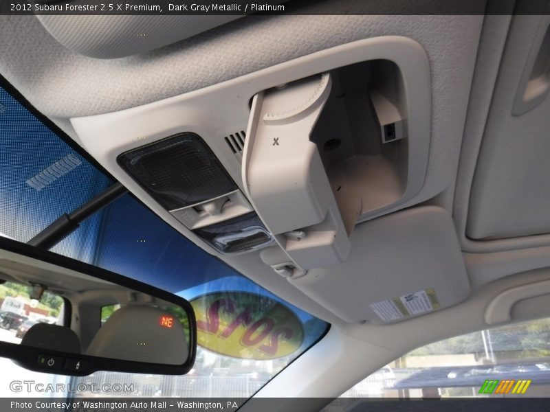 Dark Gray Metallic / Platinum 2012 Subaru Forester 2.5 X Premium