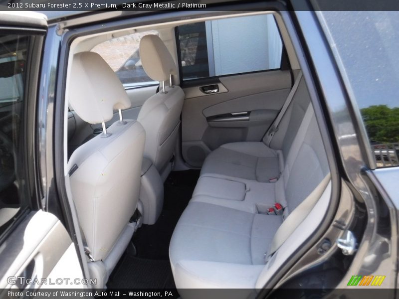 Dark Gray Metallic / Platinum 2012 Subaru Forester 2.5 X Premium