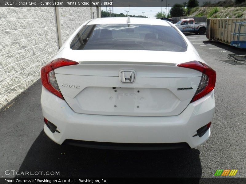 White Orchid Pearl / Black 2017 Honda Civic Touring Sedan