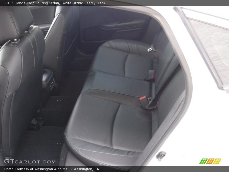 White Orchid Pearl / Black 2017 Honda Civic Touring Sedan