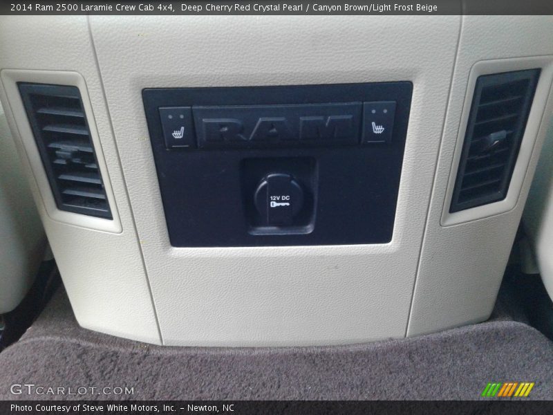 Deep Cherry Red Crystal Pearl / Canyon Brown/Light Frost Beige 2014 Ram 2500 Laramie Crew Cab 4x4