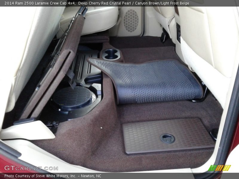 Deep Cherry Red Crystal Pearl / Canyon Brown/Light Frost Beige 2014 Ram 2500 Laramie Crew Cab 4x4