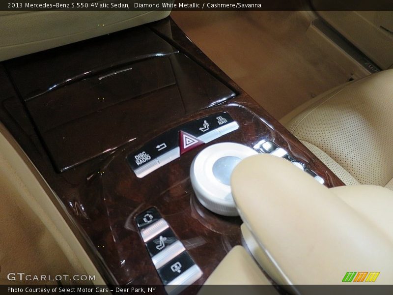Diamond White Metallic / Cashmere/Savanna 2013 Mercedes-Benz S 550 4Matic Sedan