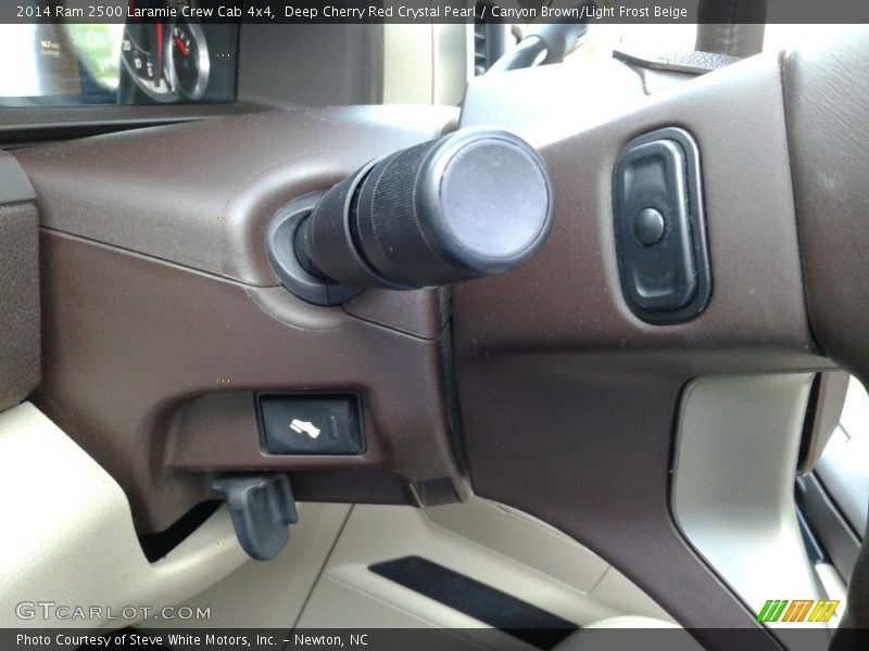 Deep Cherry Red Crystal Pearl / Canyon Brown/Light Frost Beige 2014 Ram 2500 Laramie Crew Cab 4x4