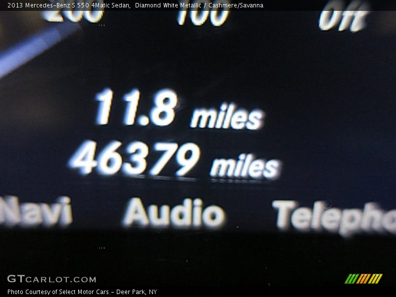 Diamond White Metallic / Cashmere/Savanna 2013 Mercedes-Benz S 550 4Matic Sedan