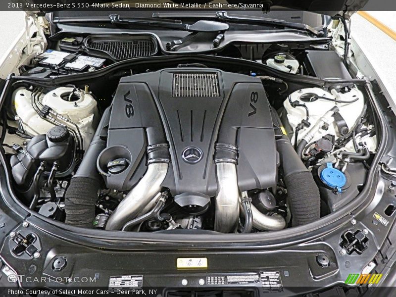 Diamond White Metallic / Cashmere/Savanna 2013 Mercedes-Benz S 550 4Matic Sedan