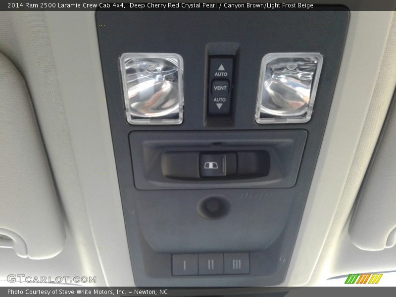 Deep Cherry Red Crystal Pearl / Canyon Brown/Light Frost Beige 2014 Ram 2500 Laramie Crew Cab 4x4