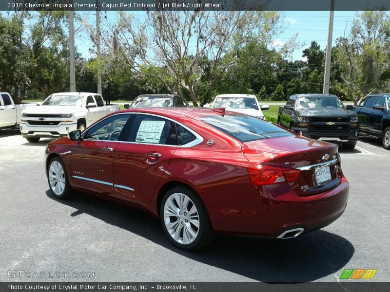 Cajun Red Tintcoat / Jet Black/Light Wheat 2018 Chevrolet Impala Premier