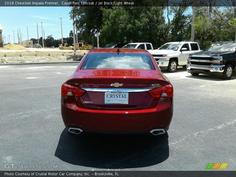 Cajun Red Tintcoat / Jet Black/Light Wheat 2018 Chevrolet Impala Premier