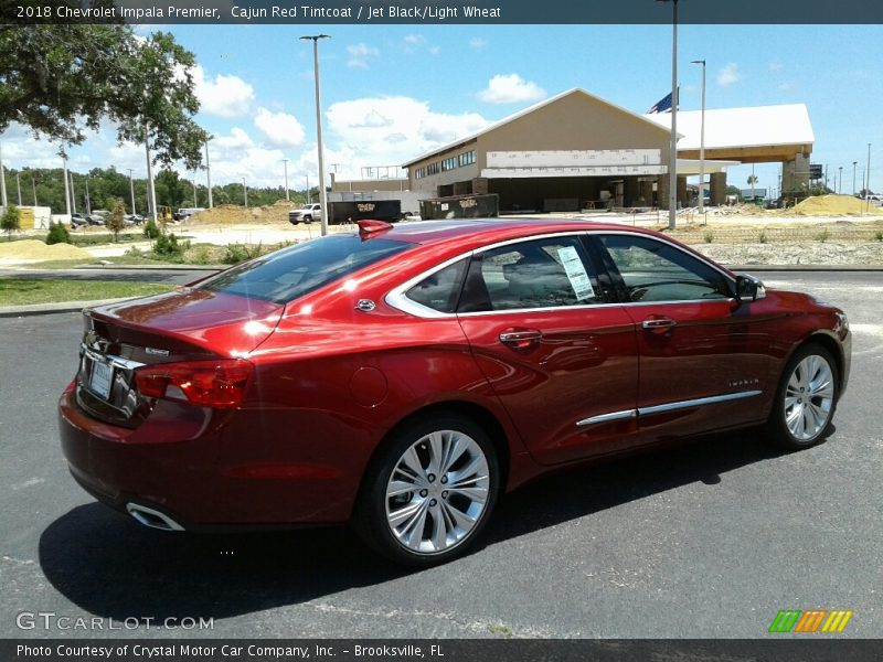 Cajun Red Tintcoat / Jet Black/Light Wheat 2018 Chevrolet Impala Premier