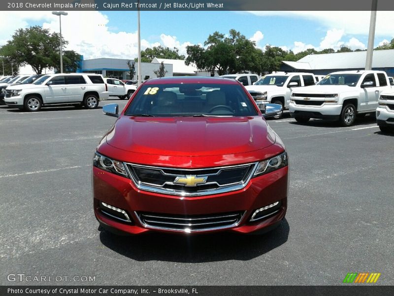 Cajun Red Tintcoat / Jet Black/Light Wheat 2018 Chevrolet Impala Premier