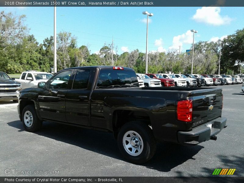 Havana Metallic / Dark Ash/Jet Black 2018 Chevrolet Silverado 1500 WT Crew Cab