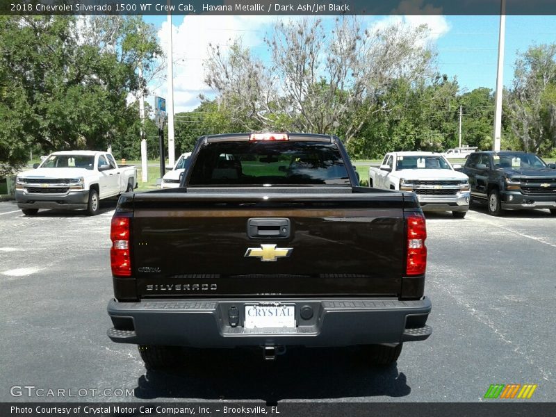 Havana Metallic / Dark Ash/Jet Black 2018 Chevrolet Silverado 1500 WT Crew Cab
