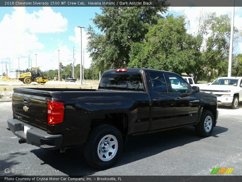 Havana Metallic / Dark Ash/Jet Black 2018 Chevrolet Silverado 1500 WT Crew Cab