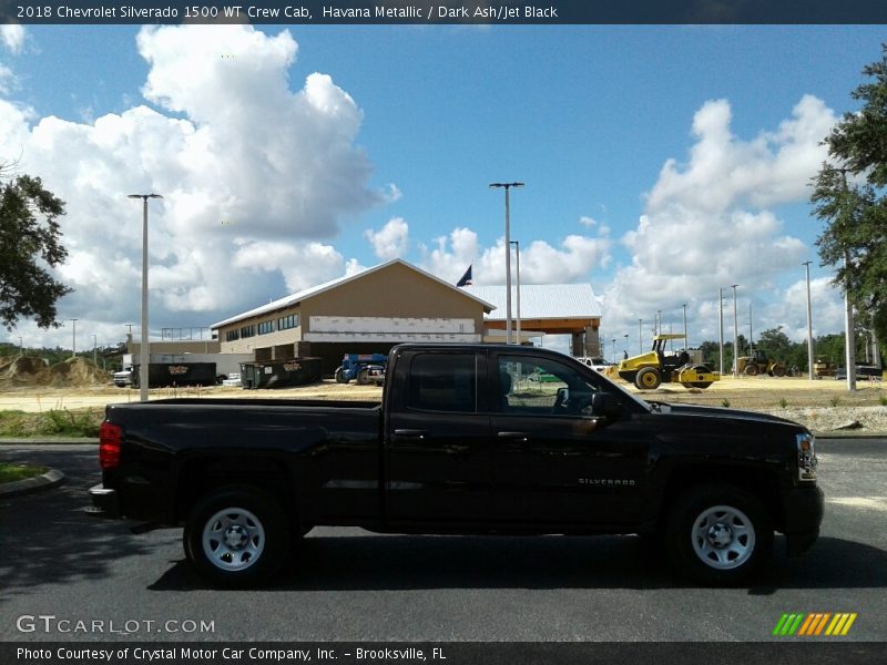 Havana Metallic / Dark Ash/Jet Black 2018 Chevrolet Silverado 1500 WT Crew Cab