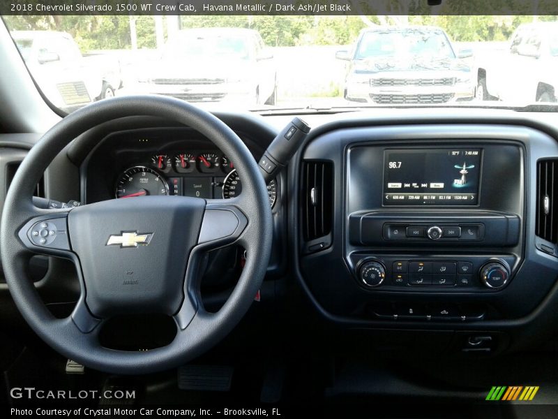 Havana Metallic / Dark Ash/Jet Black 2018 Chevrolet Silverado 1500 WT Crew Cab