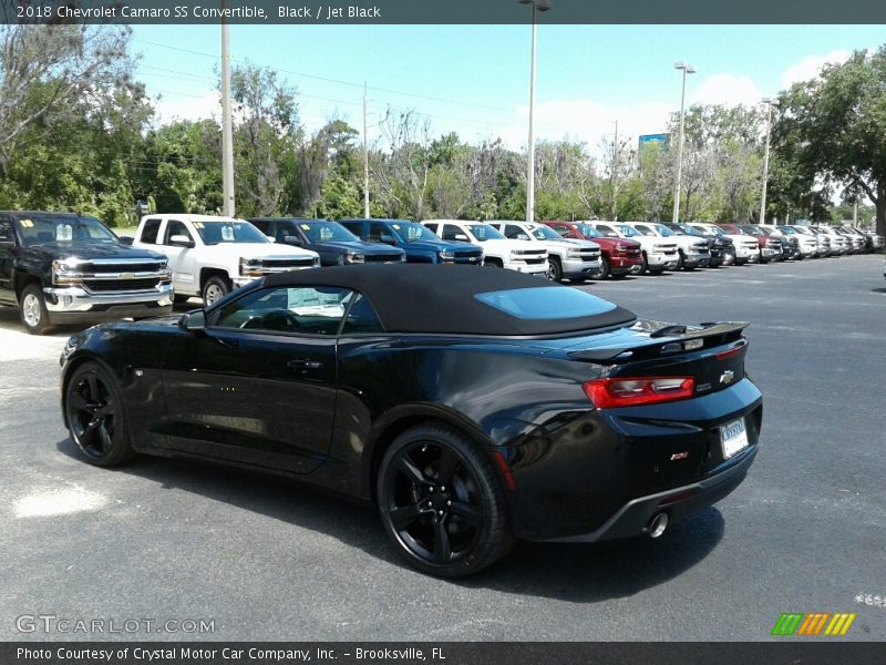 Black / Jet Black 2018 Chevrolet Camaro SS Convertible