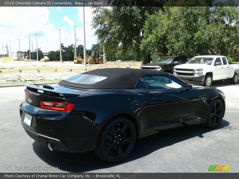 Black / Jet Black 2018 Chevrolet Camaro SS Convertible