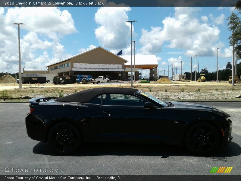 Black / Jet Black 2018 Chevrolet Camaro SS Convertible