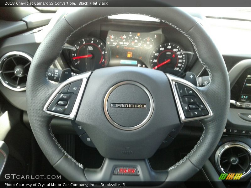 Black / Jet Black 2018 Chevrolet Camaro SS Convertible