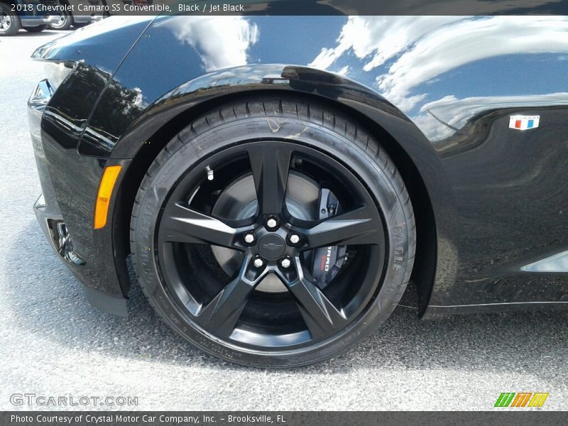 Black / Jet Black 2018 Chevrolet Camaro SS Convertible