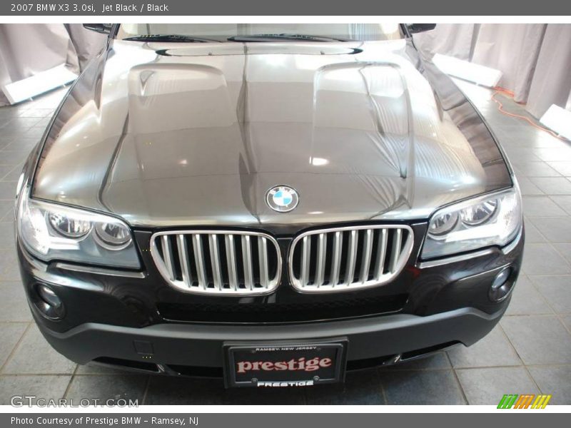 Jet Black / Black 2007 BMW X3 3.0si