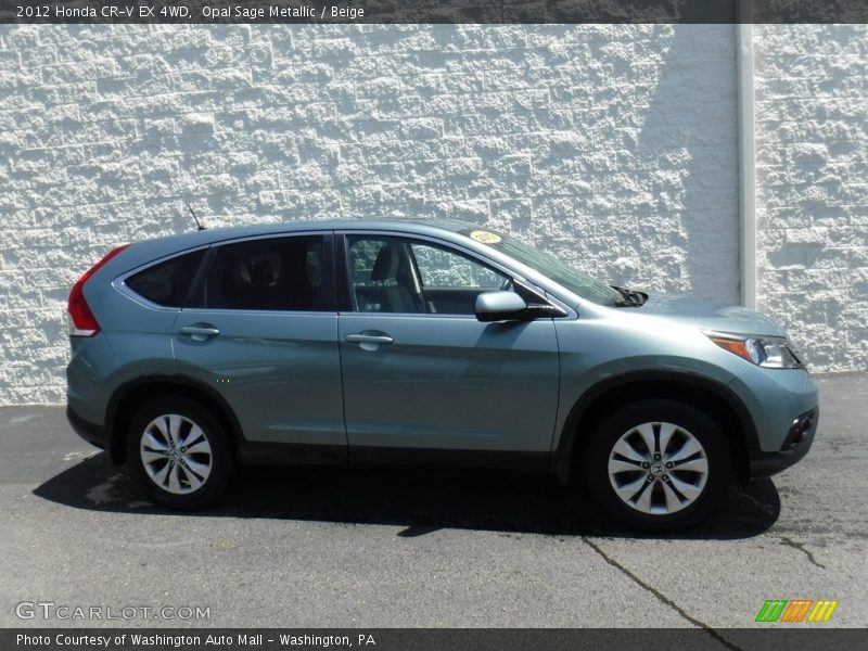 Opal Sage Metallic / Beige 2012 Honda CR-V EX 4WD