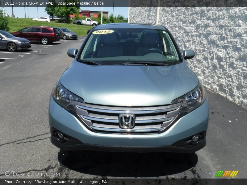 Opal Sage Metallic / Beige 2012 Honda CR-V EX 4WD