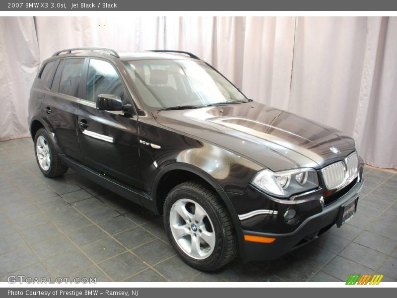 Jet Black / Black 2007 BMW X3 3.0si